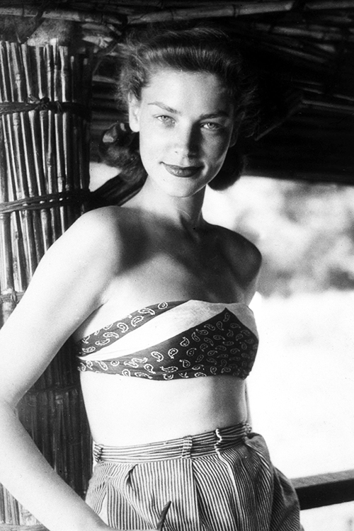 Lauren Bacall On The Set Of The African Queen NSF