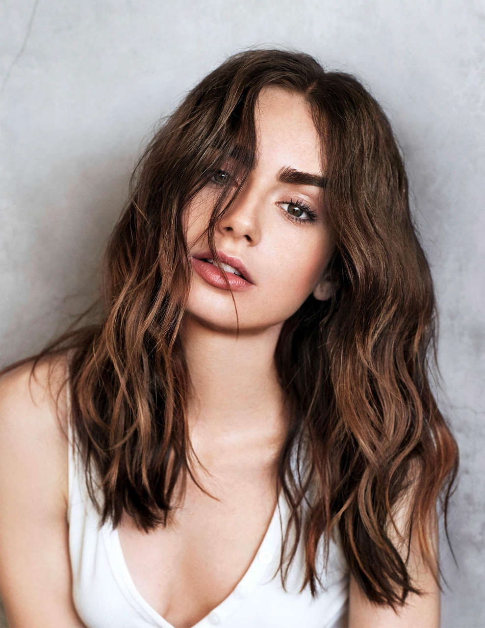 Lily Collins Nude