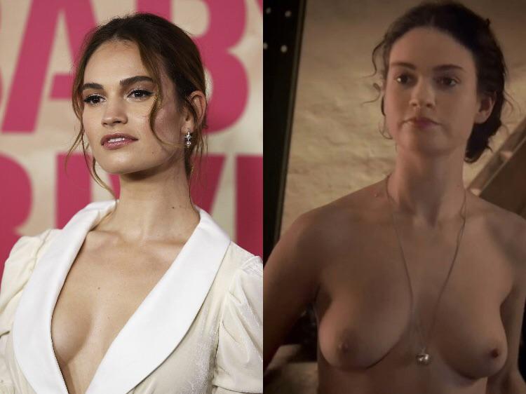 Lily James NSFW