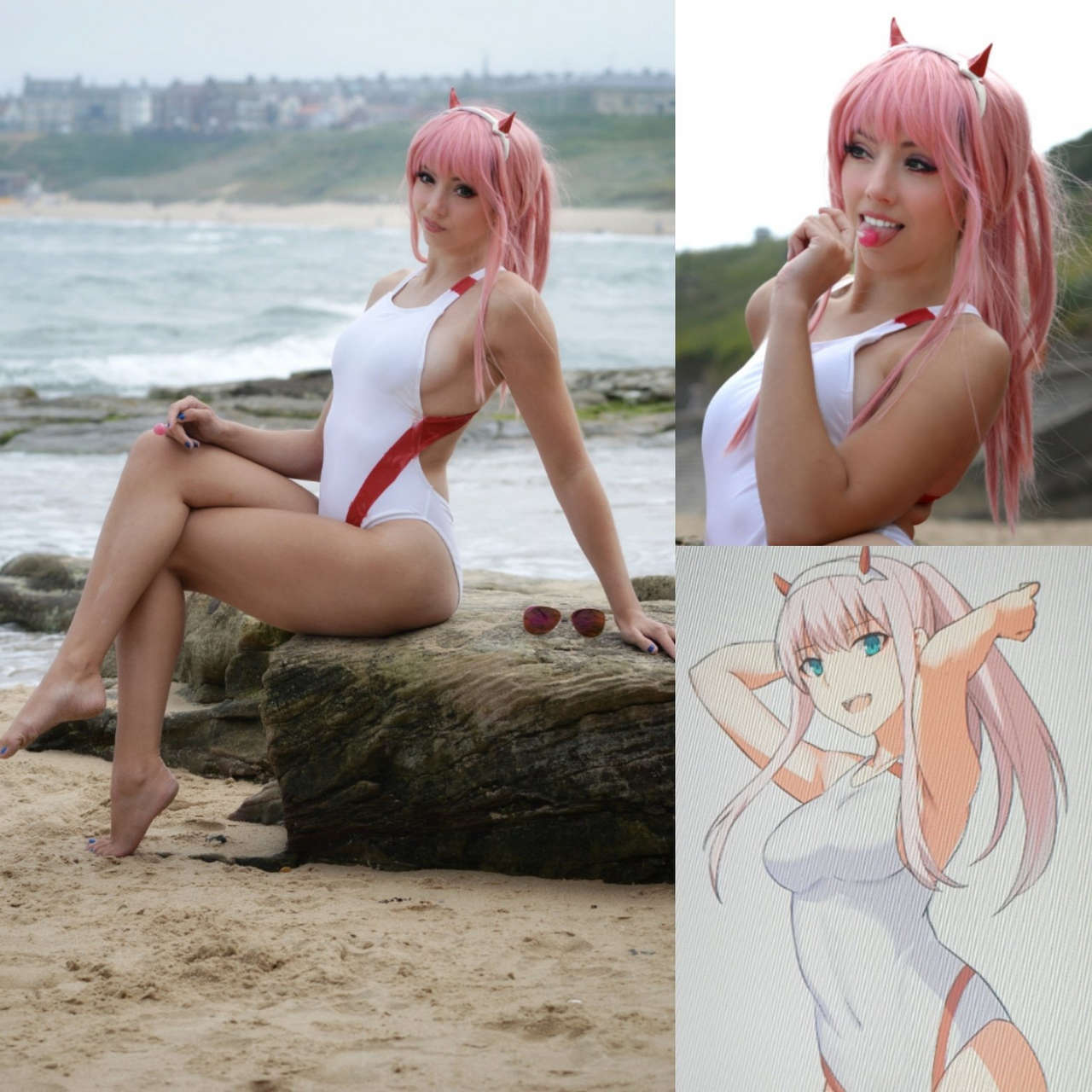 Littlejem Cosplaying Zero Two NSF