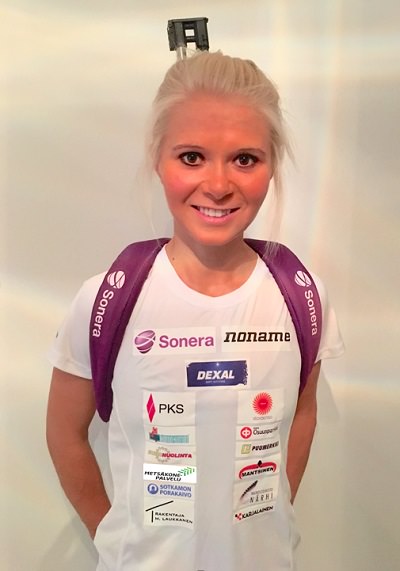 Mari Laukkanen Finnish Biathlet