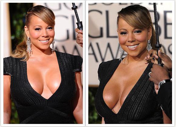 Mariah Carey Flaunting Her Tits Big Tits