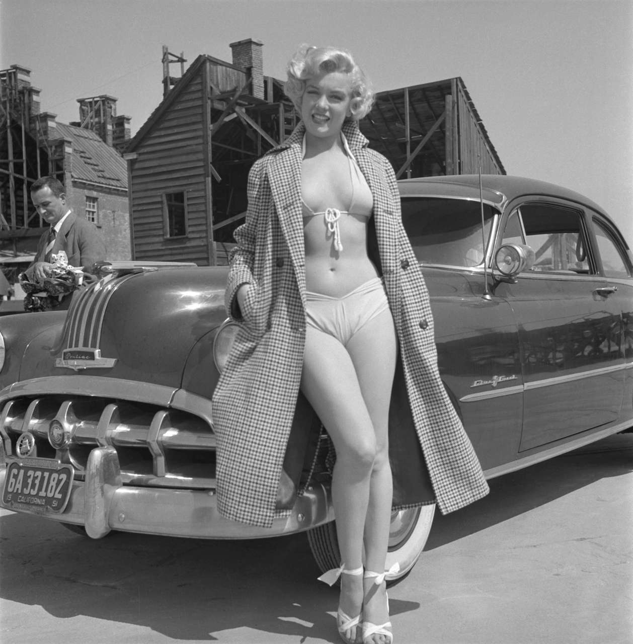 Marilyn Monroe And The Pontiac Chieftain 1951 NSF