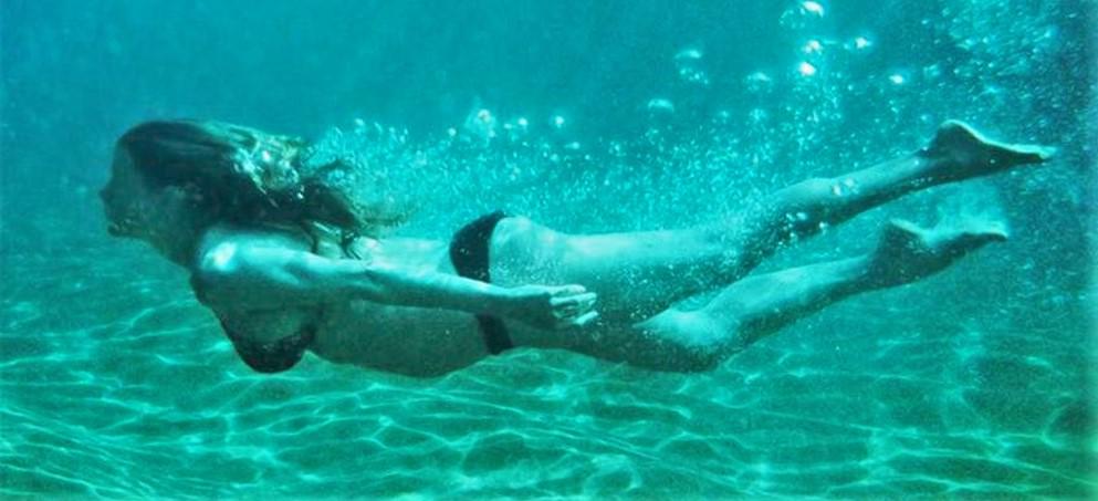 Marisa Miller Swimming Underwater Big Tit
