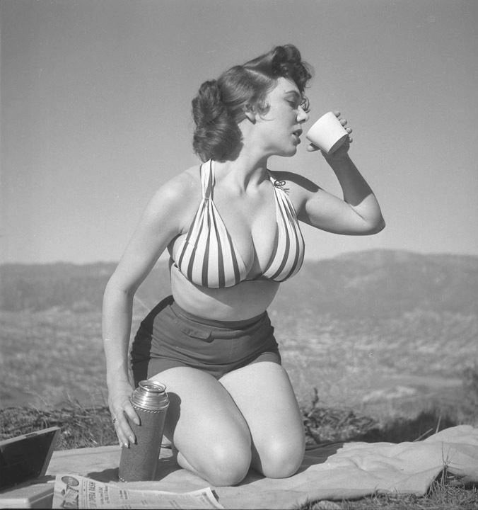 Meg Myles In The Mid 1950s Pin Up Model And Actress NSF