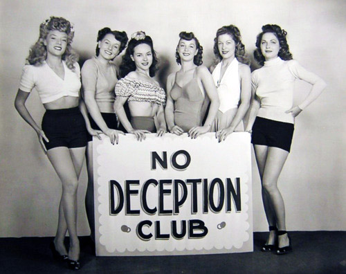 Members Of The No Deception Club Ca 1940 NSF