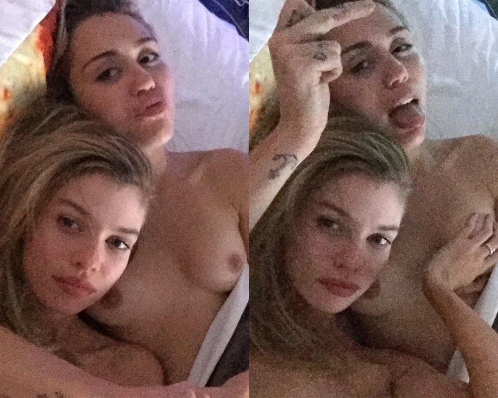 Miley Cyrus And Stella Maxwells Lesbian NSFW