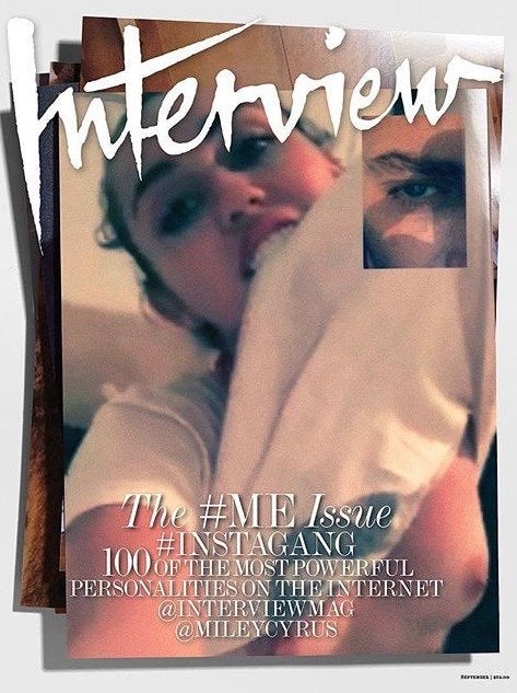 Miley Cyrus Facetime Session For Interview Magazine NSFW