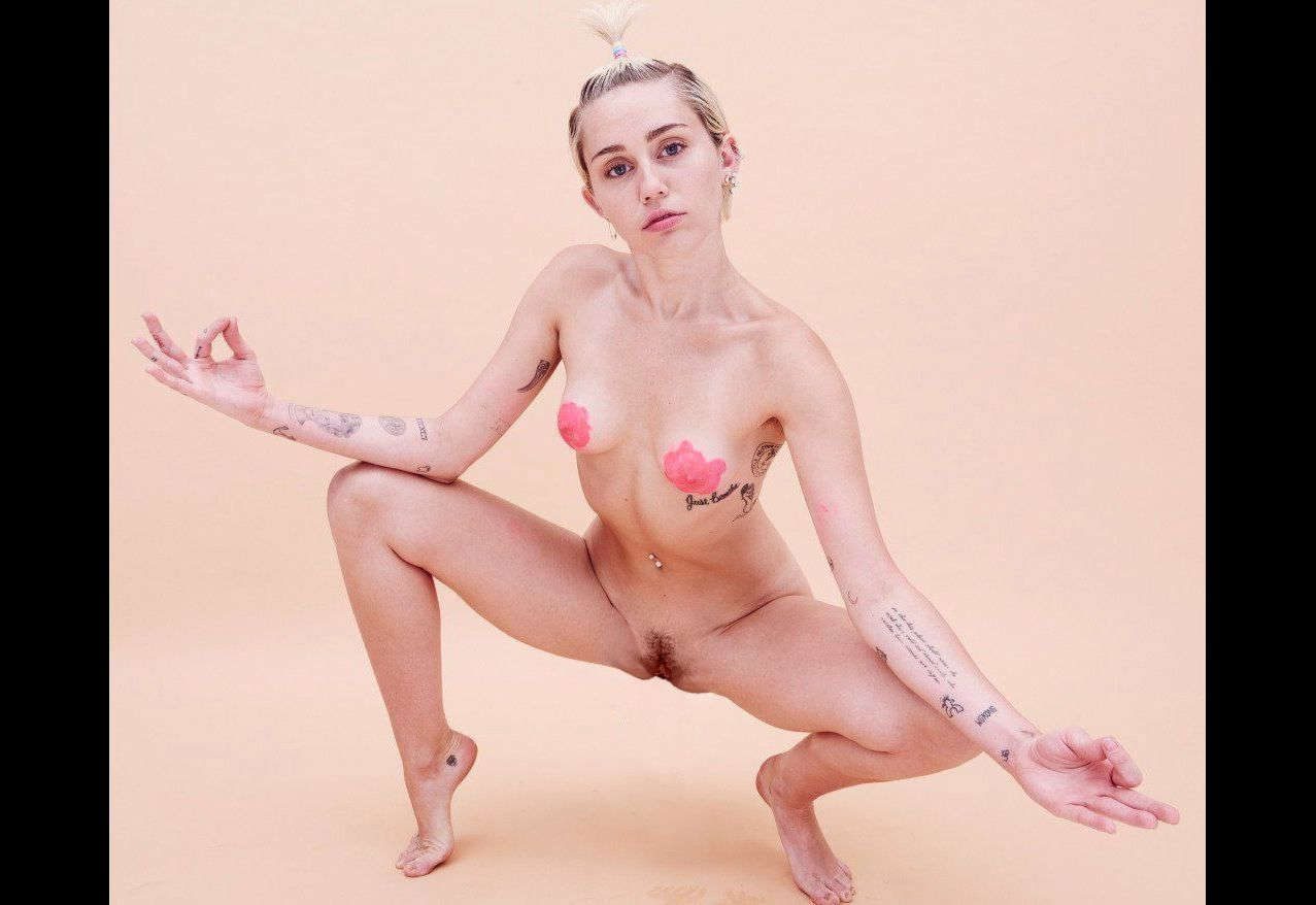 Miley Spreads NSFW