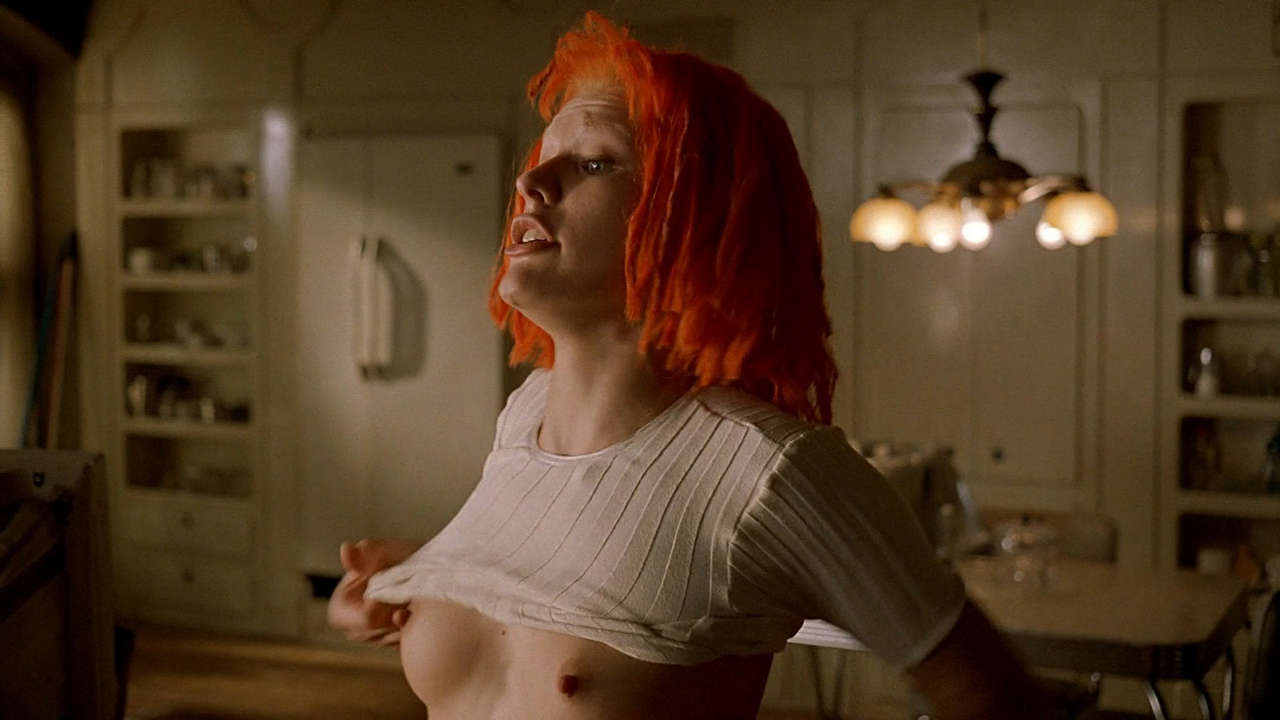 Milla Jovovich Revealed From Fifth Element Open Matte NSFW