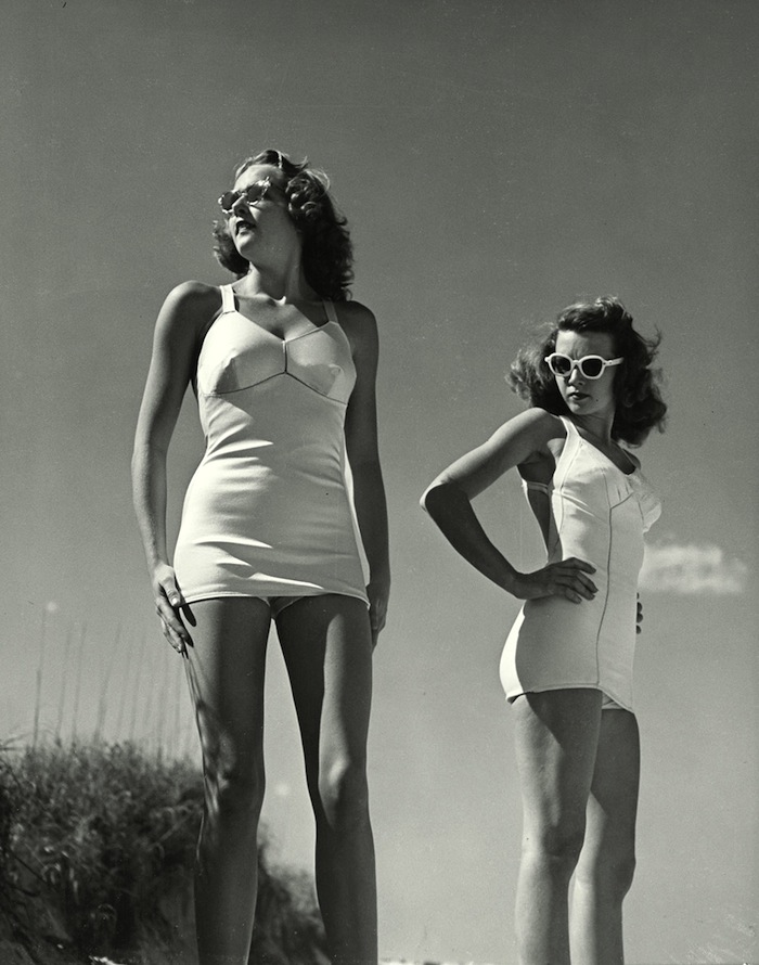 Models In Bathing Suits Ca 1940s NSF