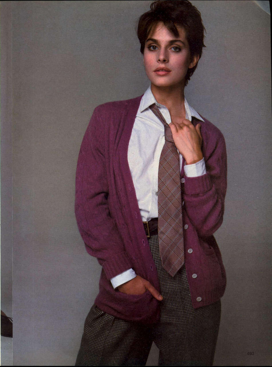 Nastassja Kinski In Purple Vogue 1982 NSF