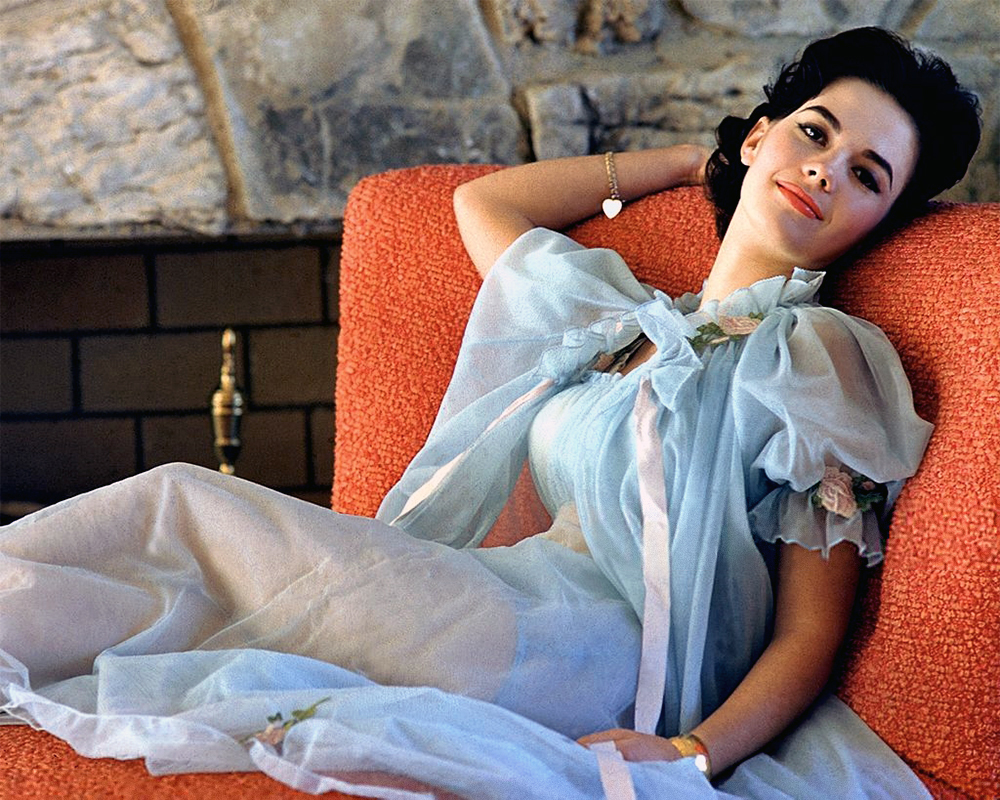 Natalie Wood In A Diaphanous Gown NSF