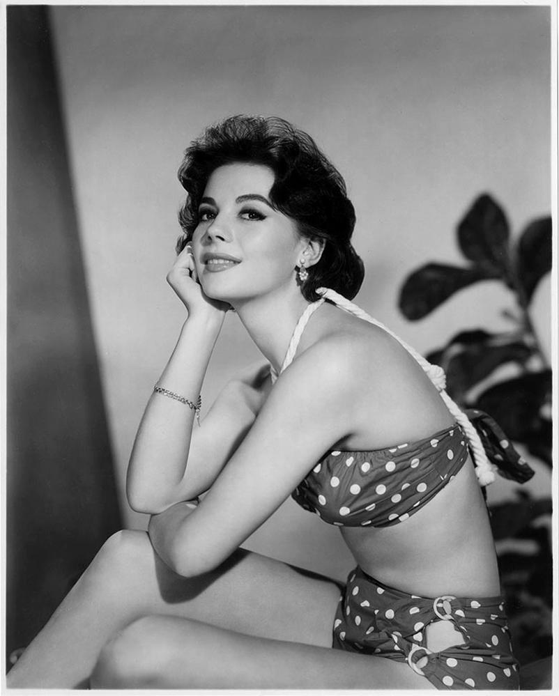 Natalie Wood In A Polka Dot Bikini NSF