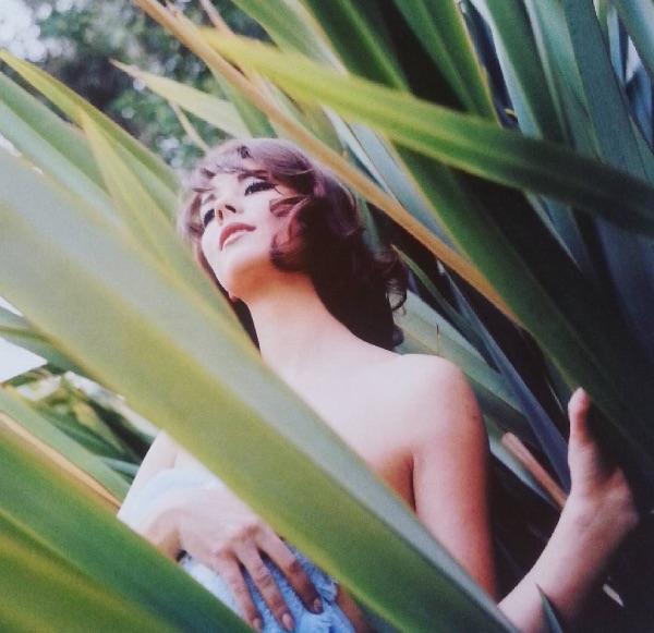 Natalie Wood Photographed In Her Garden Circa 1965 NSF