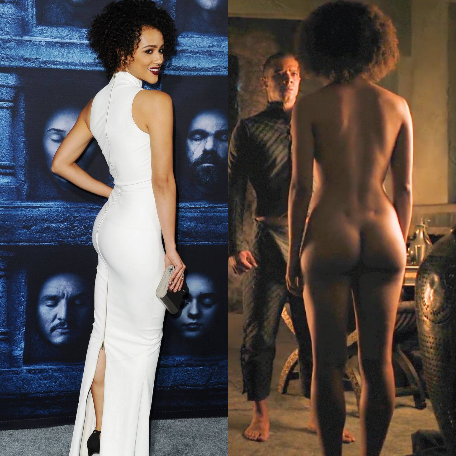 Nathalie Emmanuel From Behind NSF