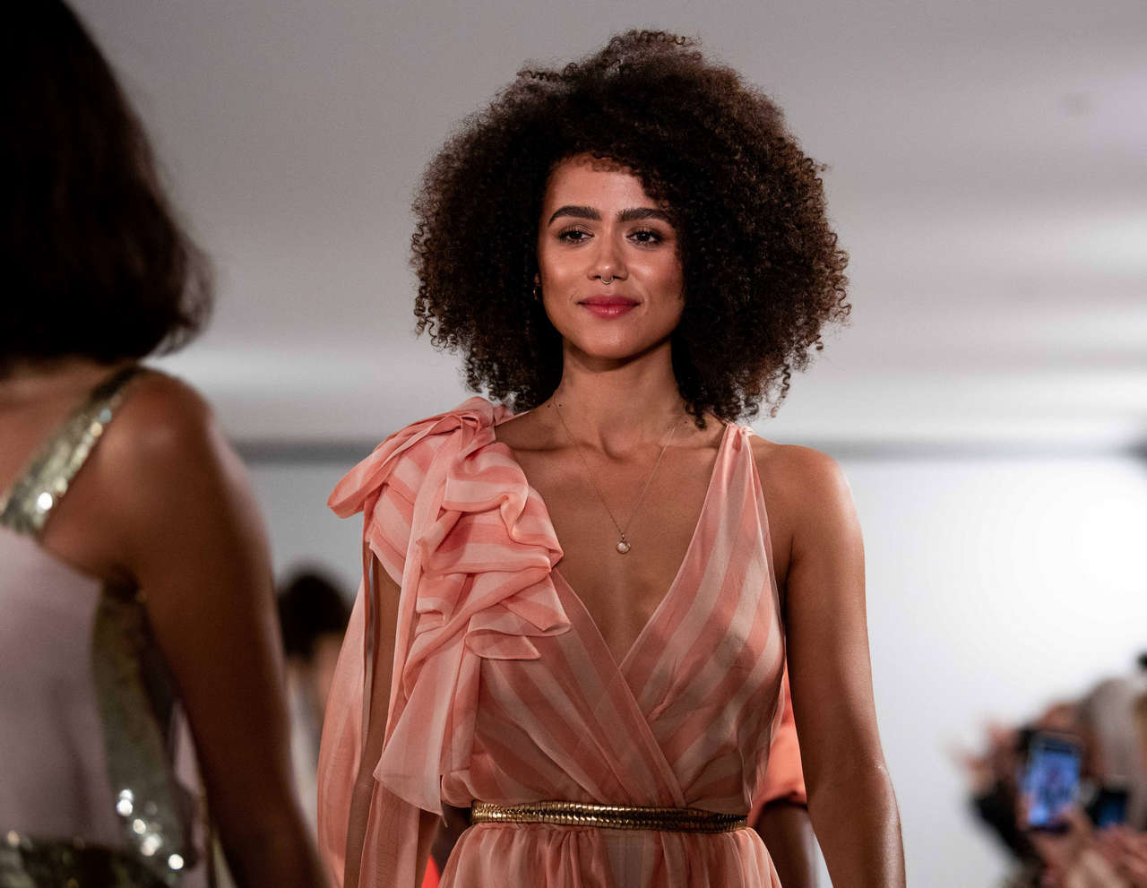 Nathalie Emmanuel Game Of Thrones Seethrough Catwalk NSFW