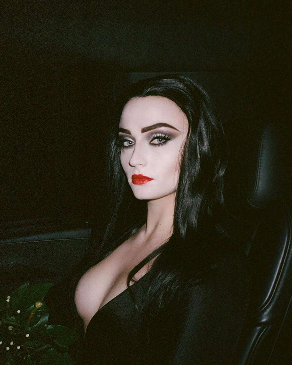 Not Really NSFW But Sophie Turner As Morticia Adams Is Sexy As Hell NSFW