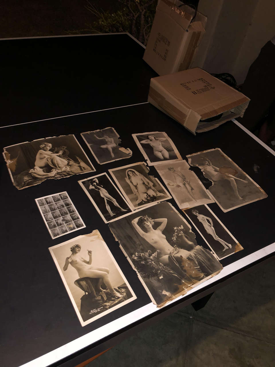 NSFW My Buddy Found A Box Of 100 Year Old Nudes In His Wal