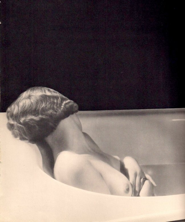 Nude In Tub Photographed By Germaine Krull 1931 NSF