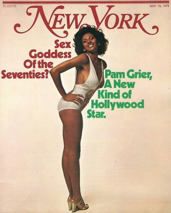 Pam Grier On The Cover Of New York Magazine 1975 NSF