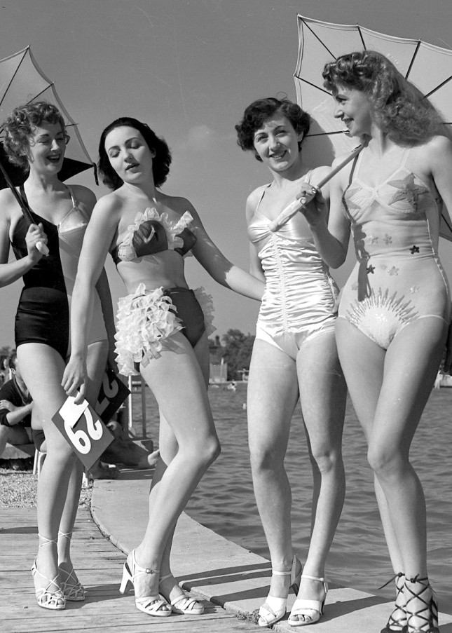 Parisian Swimsuit Contest 1949 NSF