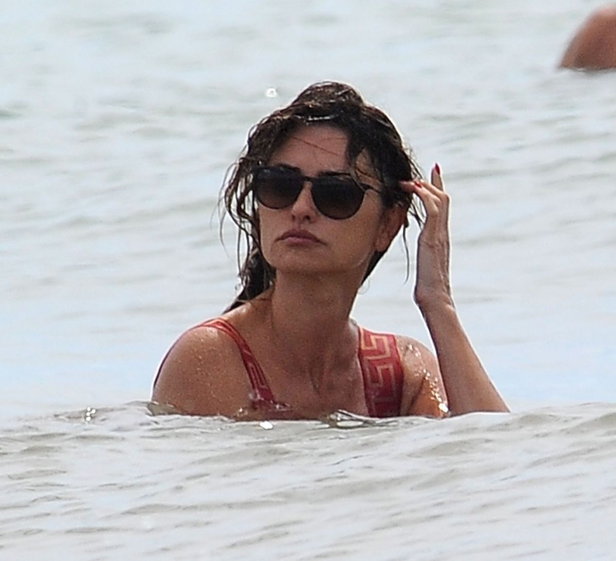 Penelope Cruz Swimsuit Beach Fregene