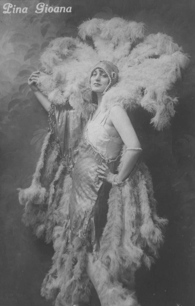 Pina Gioana Theater Vaudeville Vintage Postcard 1920s NSF