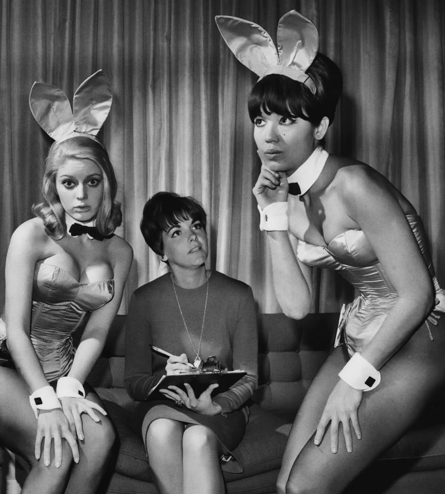 Playboy Bunnies Answering Those Tough Questions Ca 1960s NSF