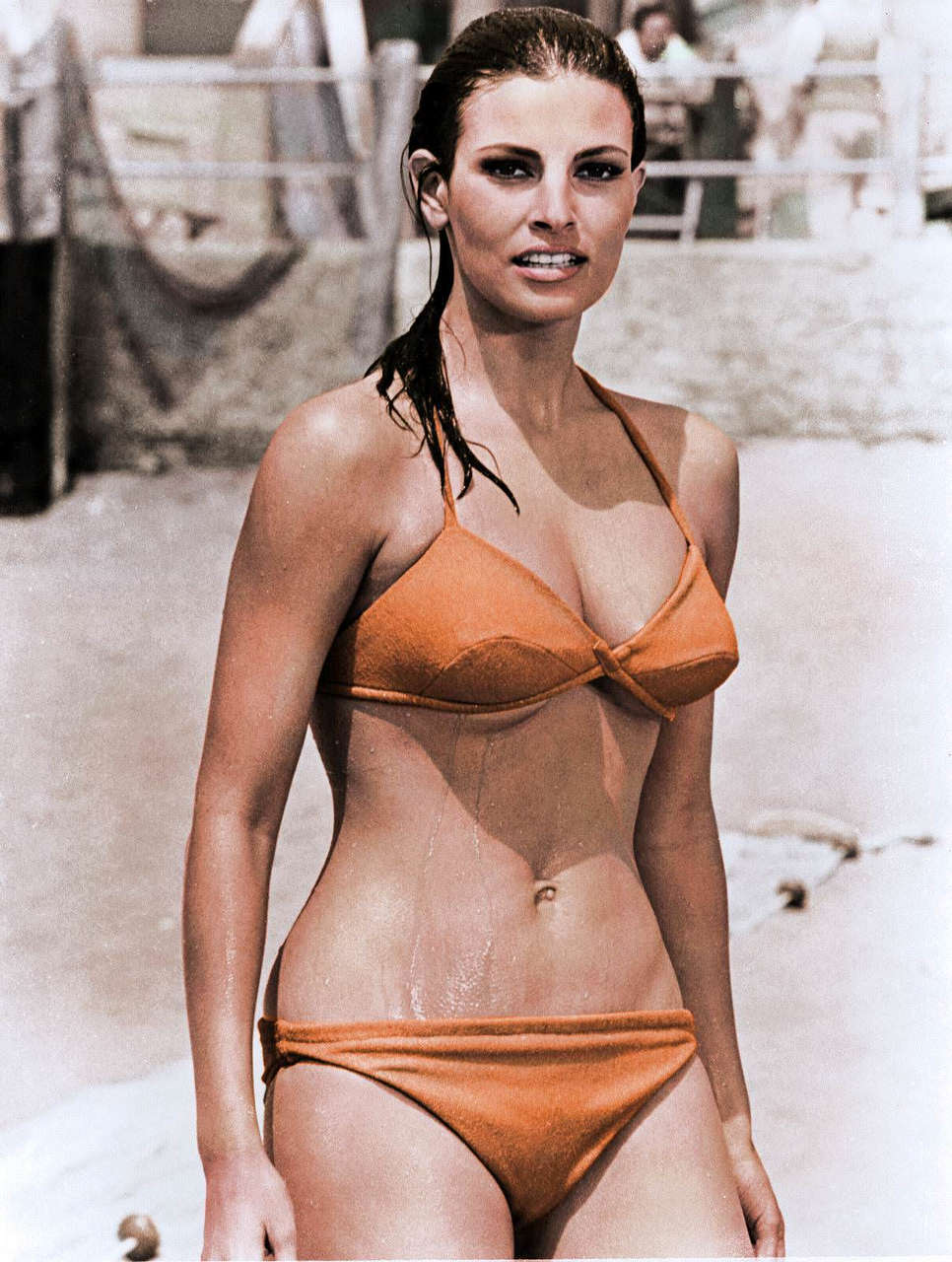 Raquel Welch Biggest Bundle Of Them All 1966 Colorized NSF