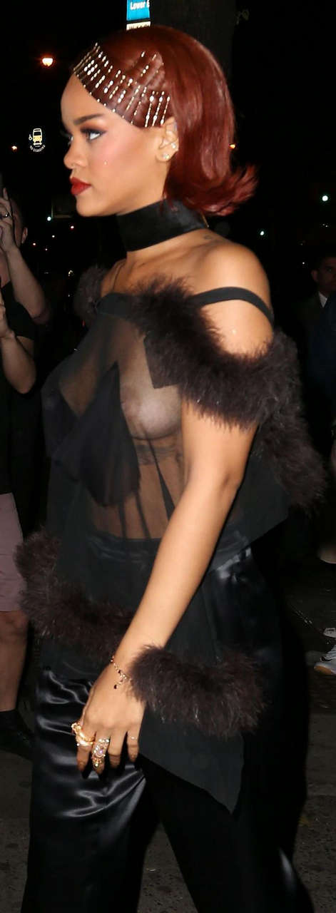 Rihanna See Through Nipple NSF