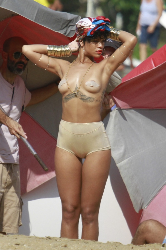 Rihanna With Pasties And In Big Panties NSFW