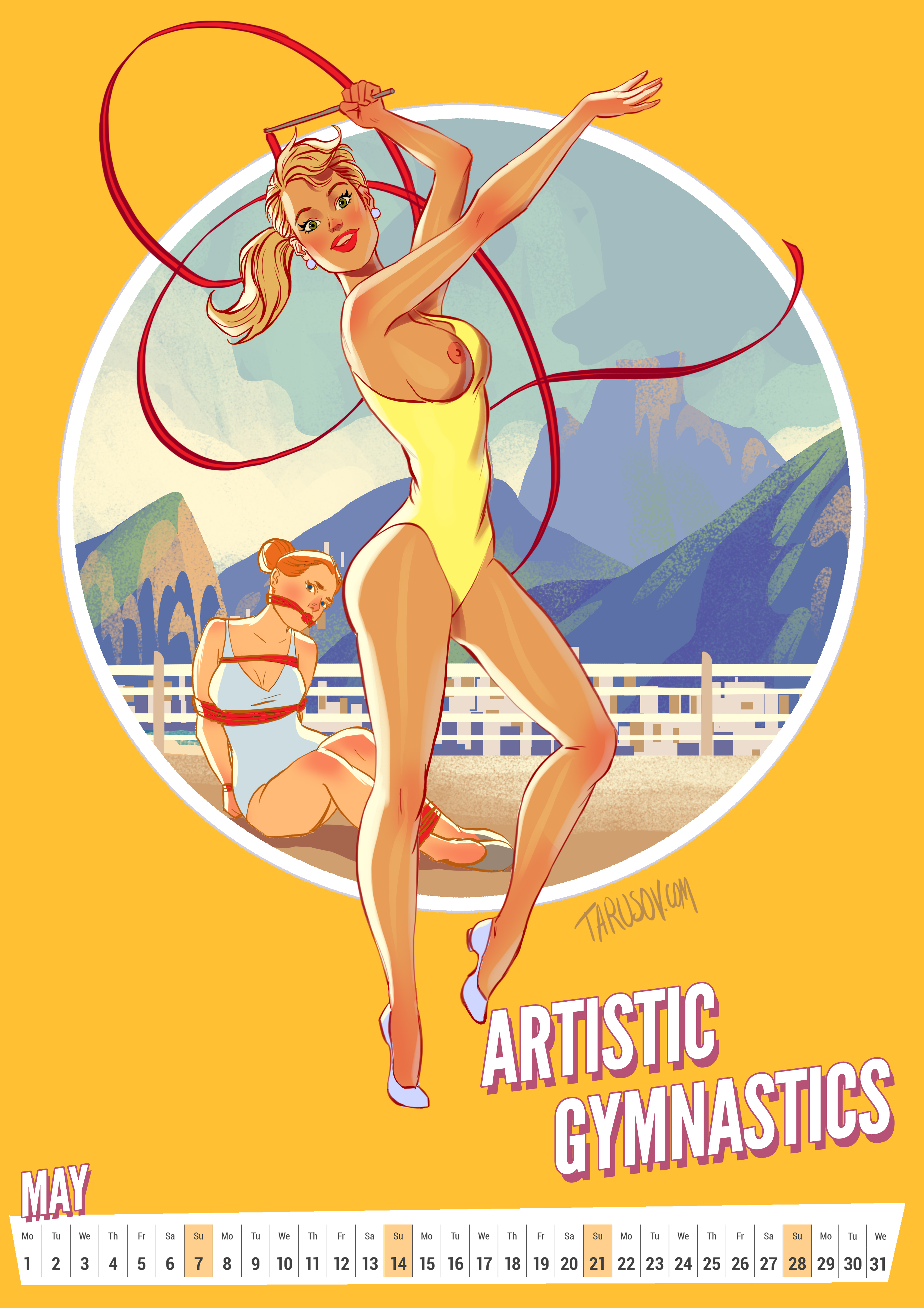 Rio Olympics Pinups Calendar NSFW