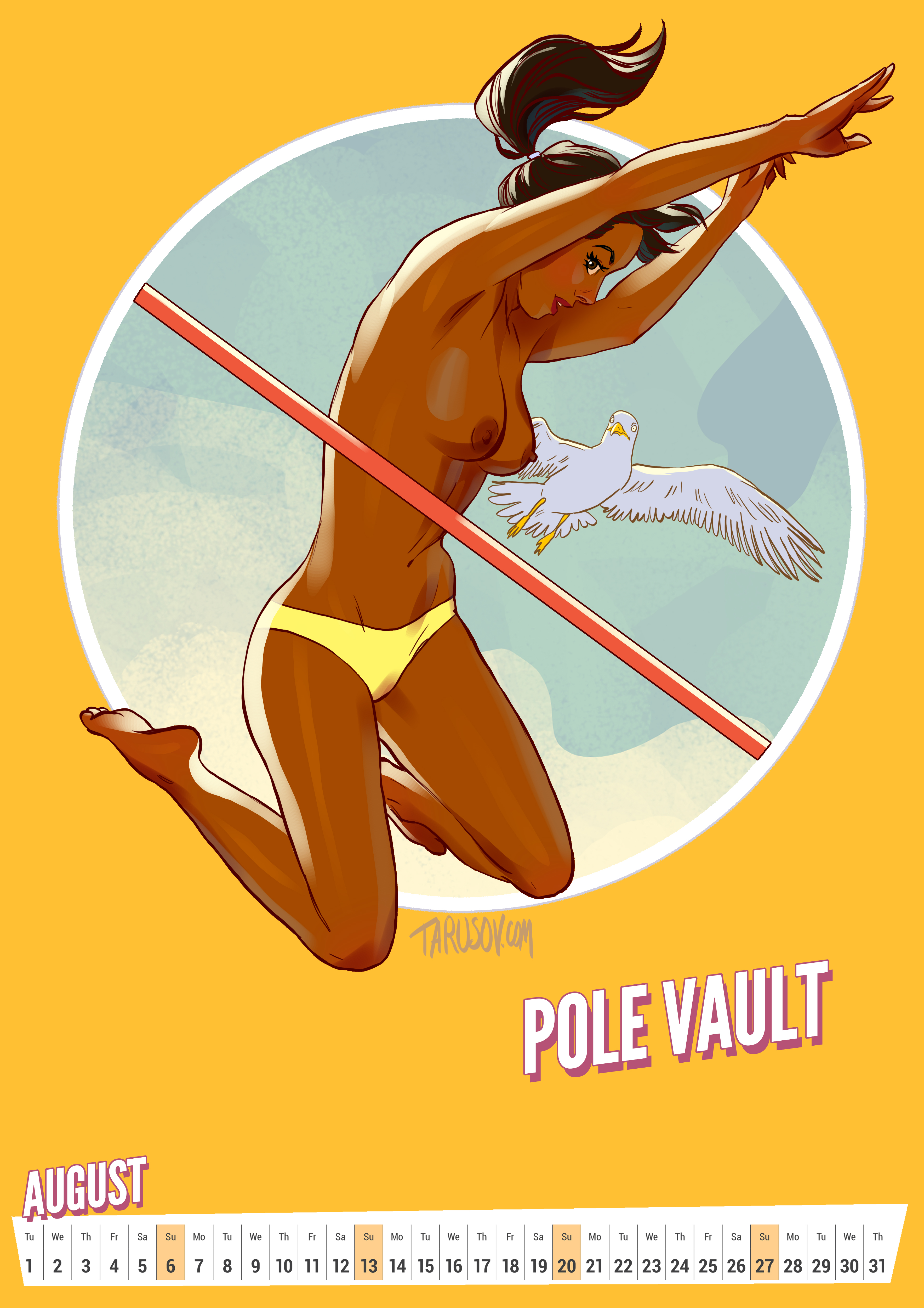 Rio Olympics Pinups Calendar NSFW