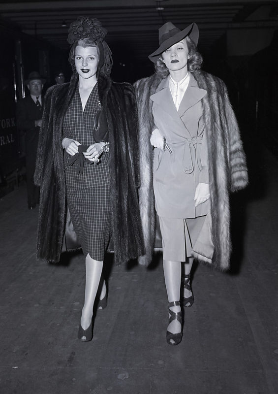 Rita Hayworth Andamp Marlene Dietrich NSF