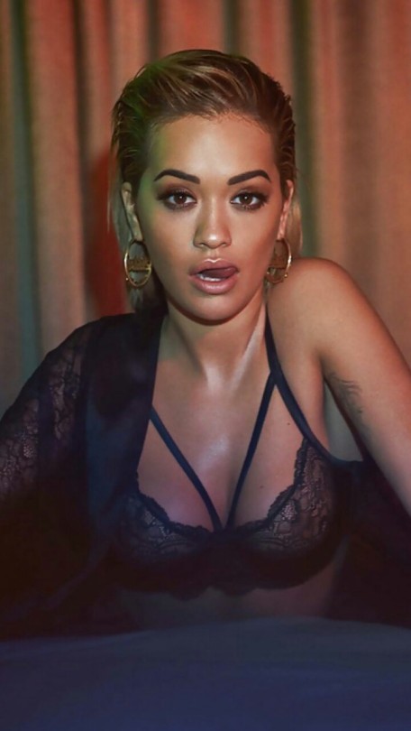 Rita Ora At Her Breast