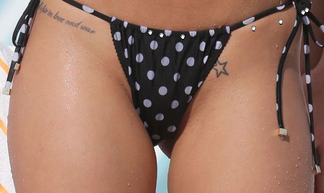 Rita Ora Small Bikini Close Up NSFW