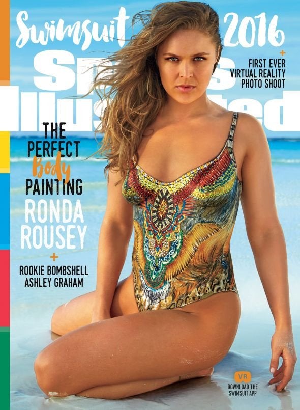 Ronda Rousey Bodypaint On Official Si Swimsuit Cover NSFW