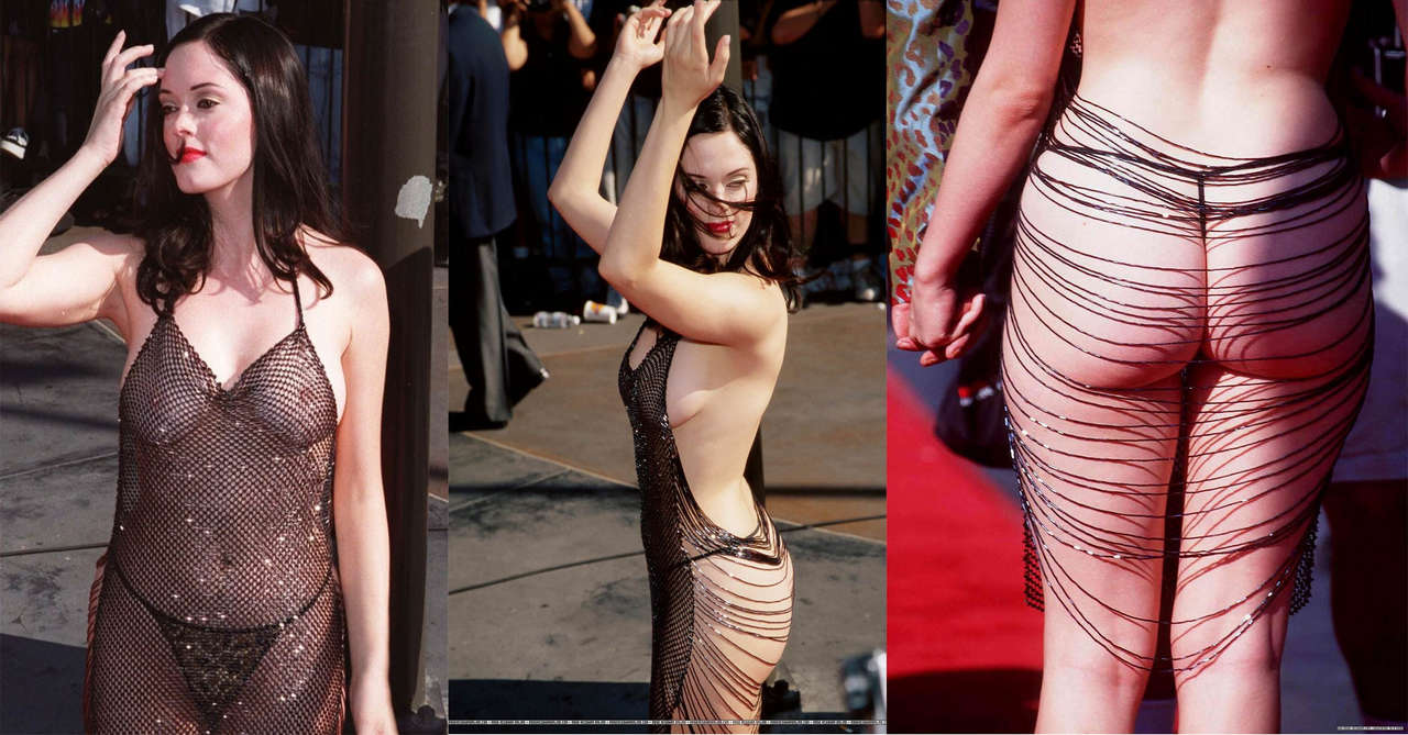 Rose Mcgowan At The 1998 Video Music Awards NSFW