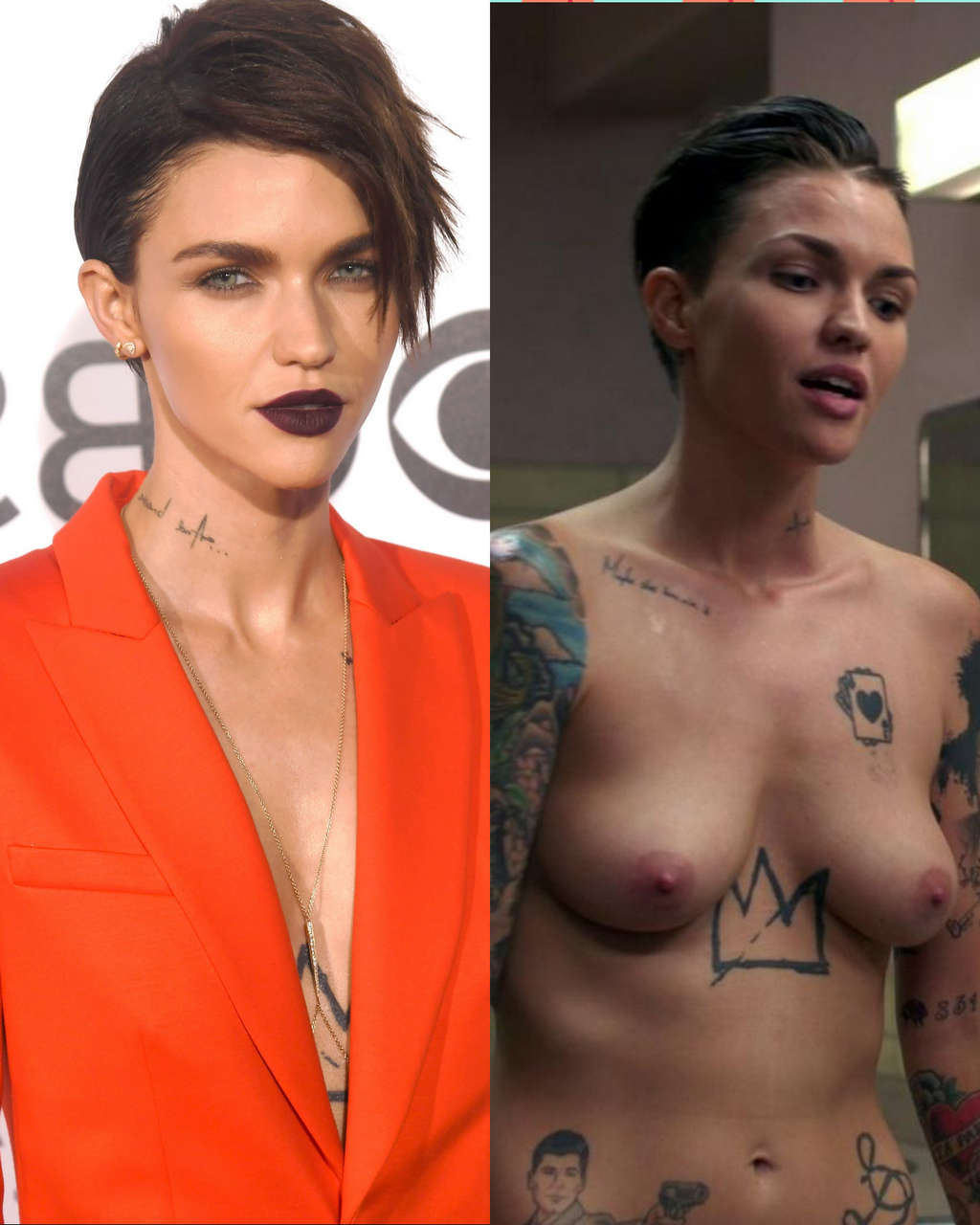 Ruby Rose On Off NSFW