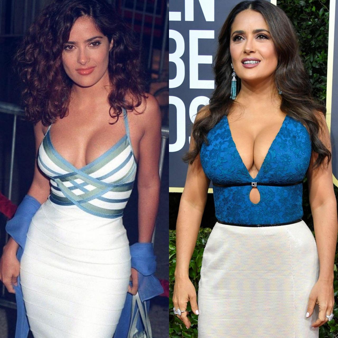 Salma Hayek 1998 V 2020 NSFW