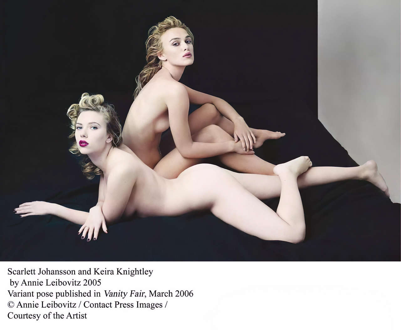 Scarlett Johansson And Kiera Knightley Vanity Fair Photoshoot Nud