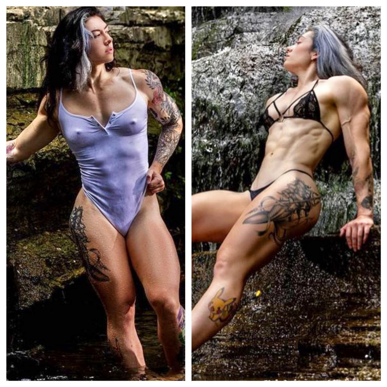 Sensual Vascularity And Ripped Porcelain Skinned Beauty NSFW