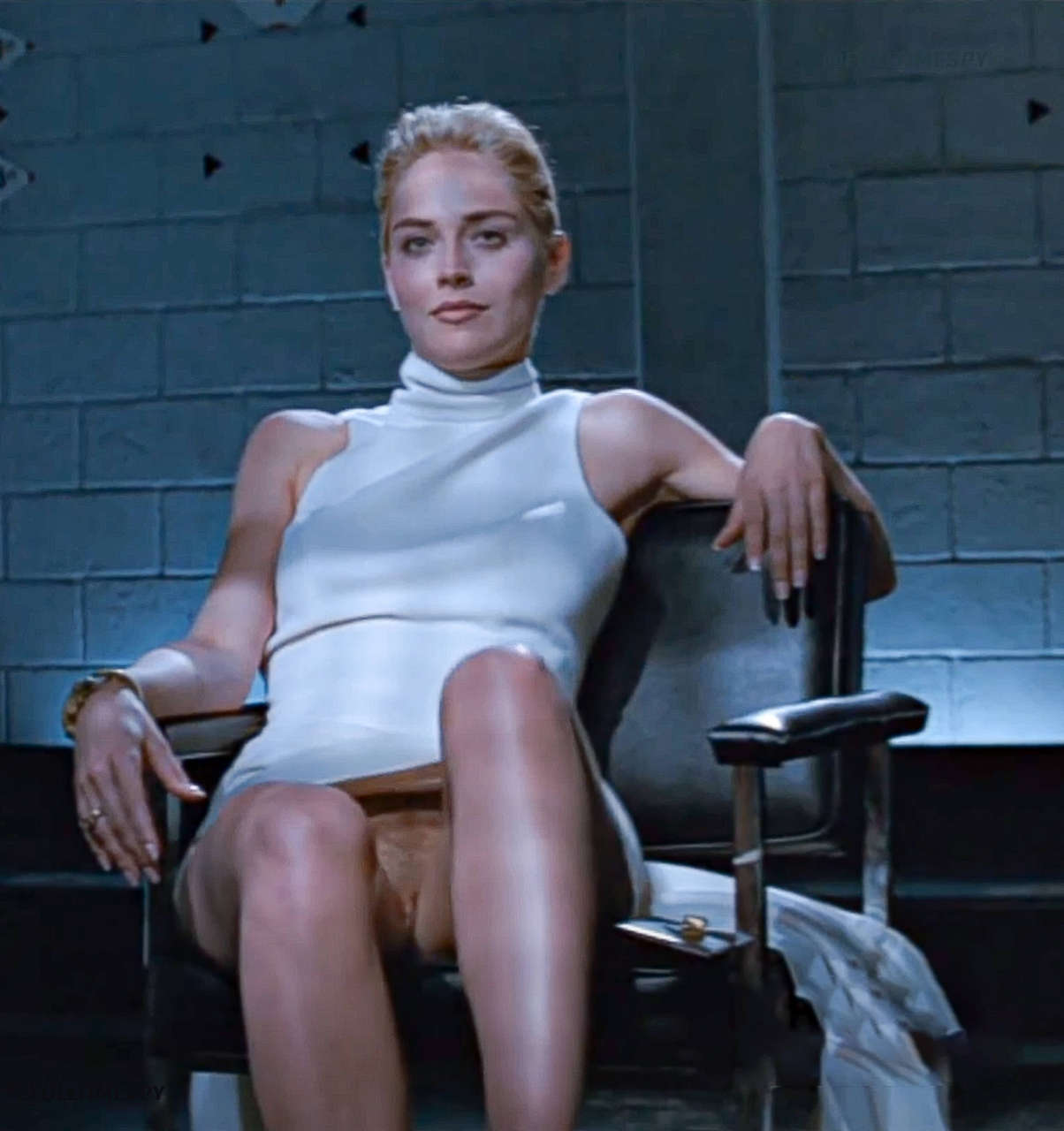 Sharon Stone Leg Opening Scene At 10 K Resolution NSF