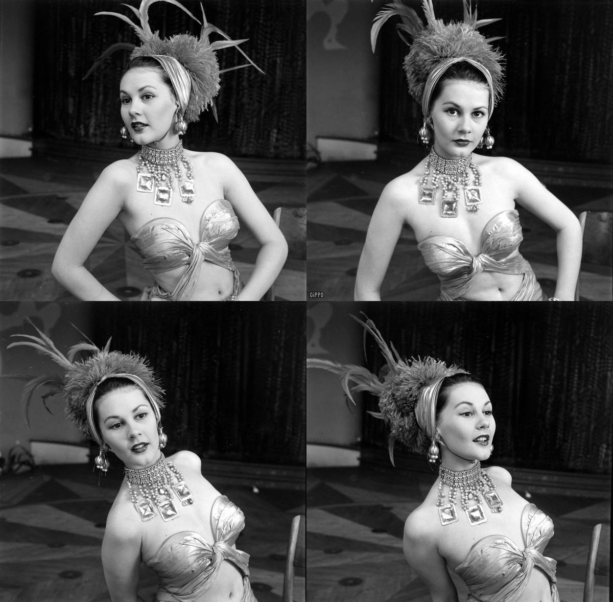 Showgirl In Hotel Riviera Las Vegas 1952 NSF