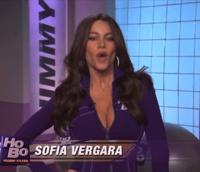 Sofia Vergara Purple Cleavage NSFW