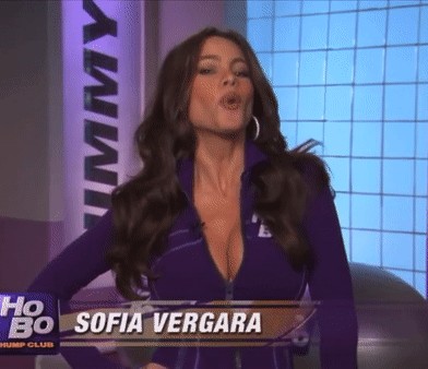 Sofia Vergara Purple Cleavage NSFW