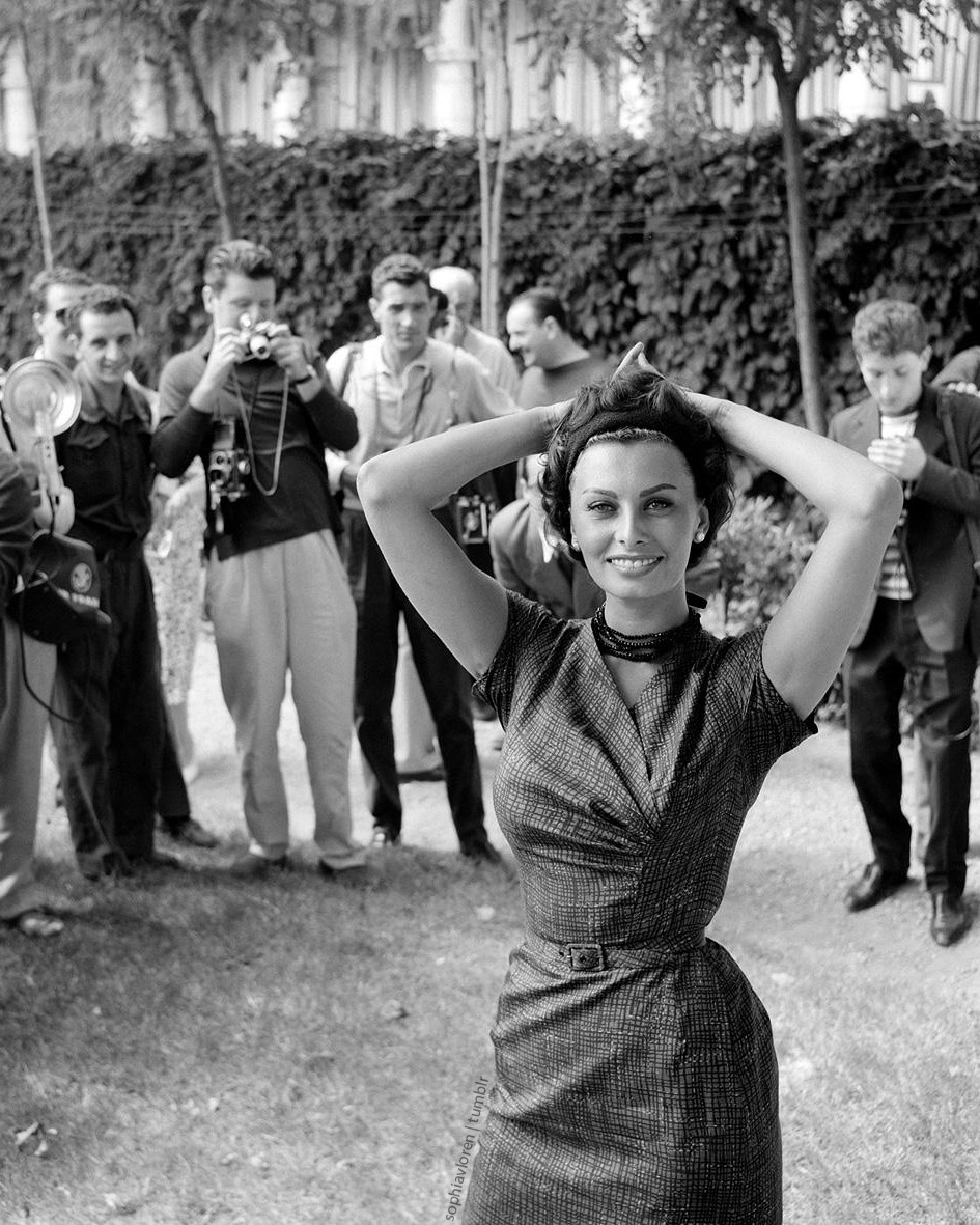 Sophia Loren Attends The 1958 Venice Film Festival NSF