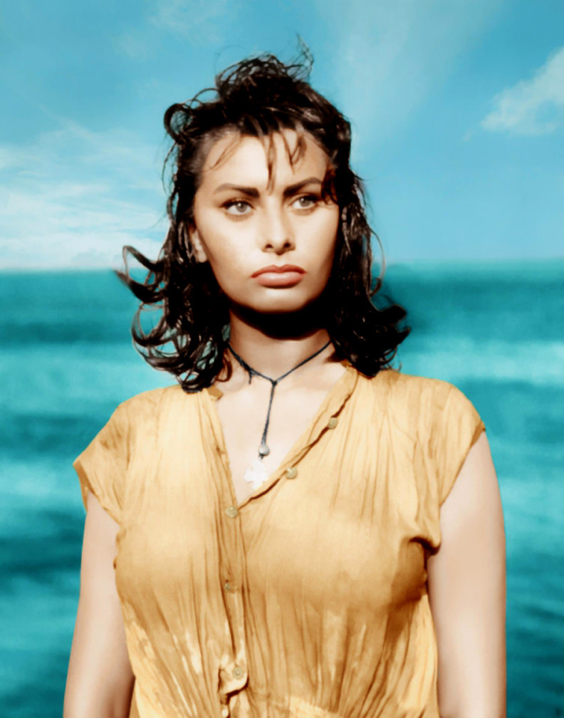 Sophia Loren In Boy On A Dolphin 1957 NSF