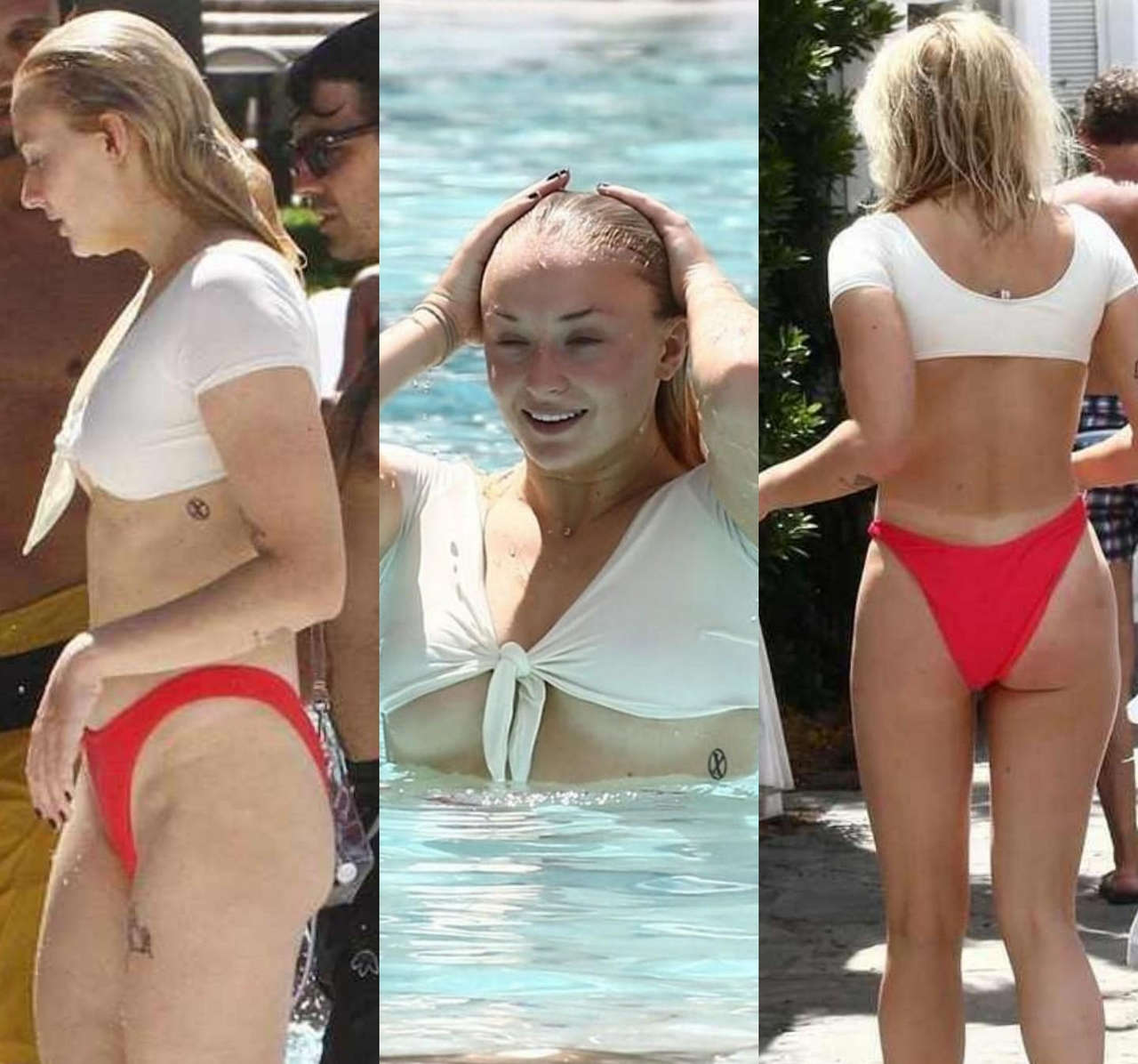 Sophie Turner Again This Time In A Bikini NSFW